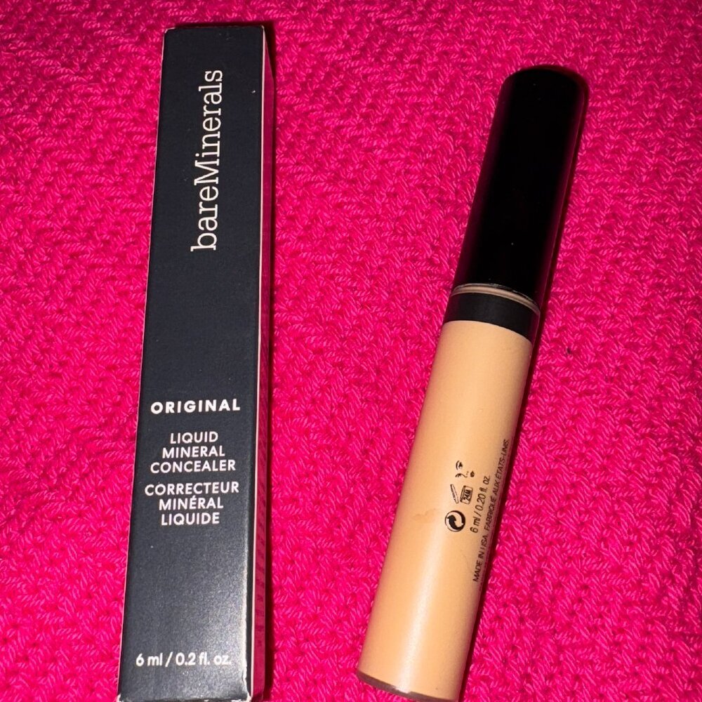 bareMinerals Original Liquid Mineral Concealer Med Tan 3.5W Full Size NWT